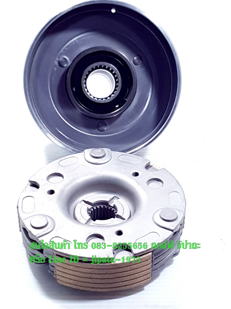 (Wave 125) ชุดเรือนคลัทช์แรงเหวี่ยงพร้อมผ้าคลัทช์ Honda Wave 125 งานเกรดเอ