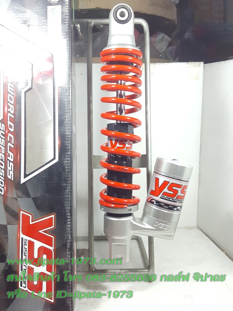 (QBIX) โช้คอัพหลังเดี่ยว ยี่ห้อ YSS รุ่น OK302 สำหรับรถรุ่น Yamaha QBIX