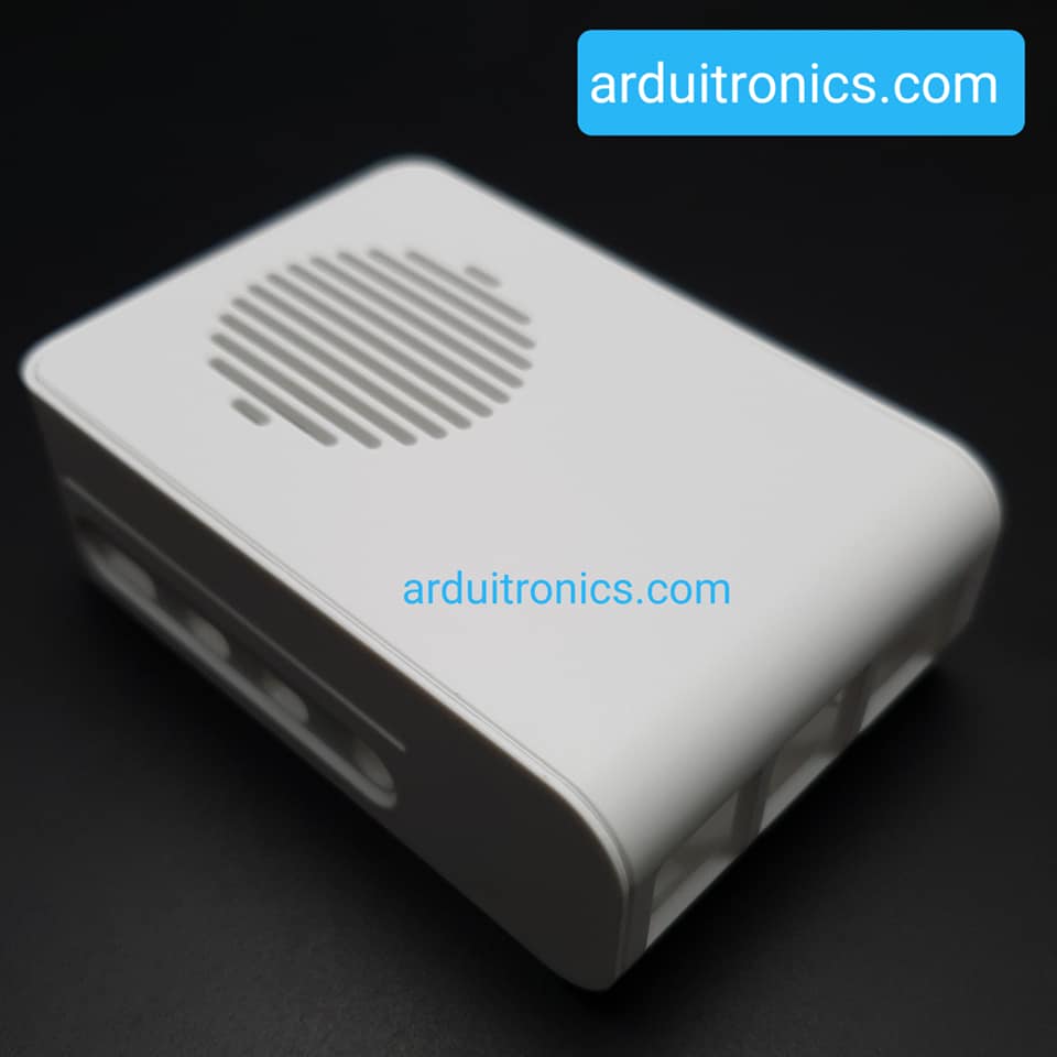 Raspberry Pi 4B Case (White Color) สีขาว