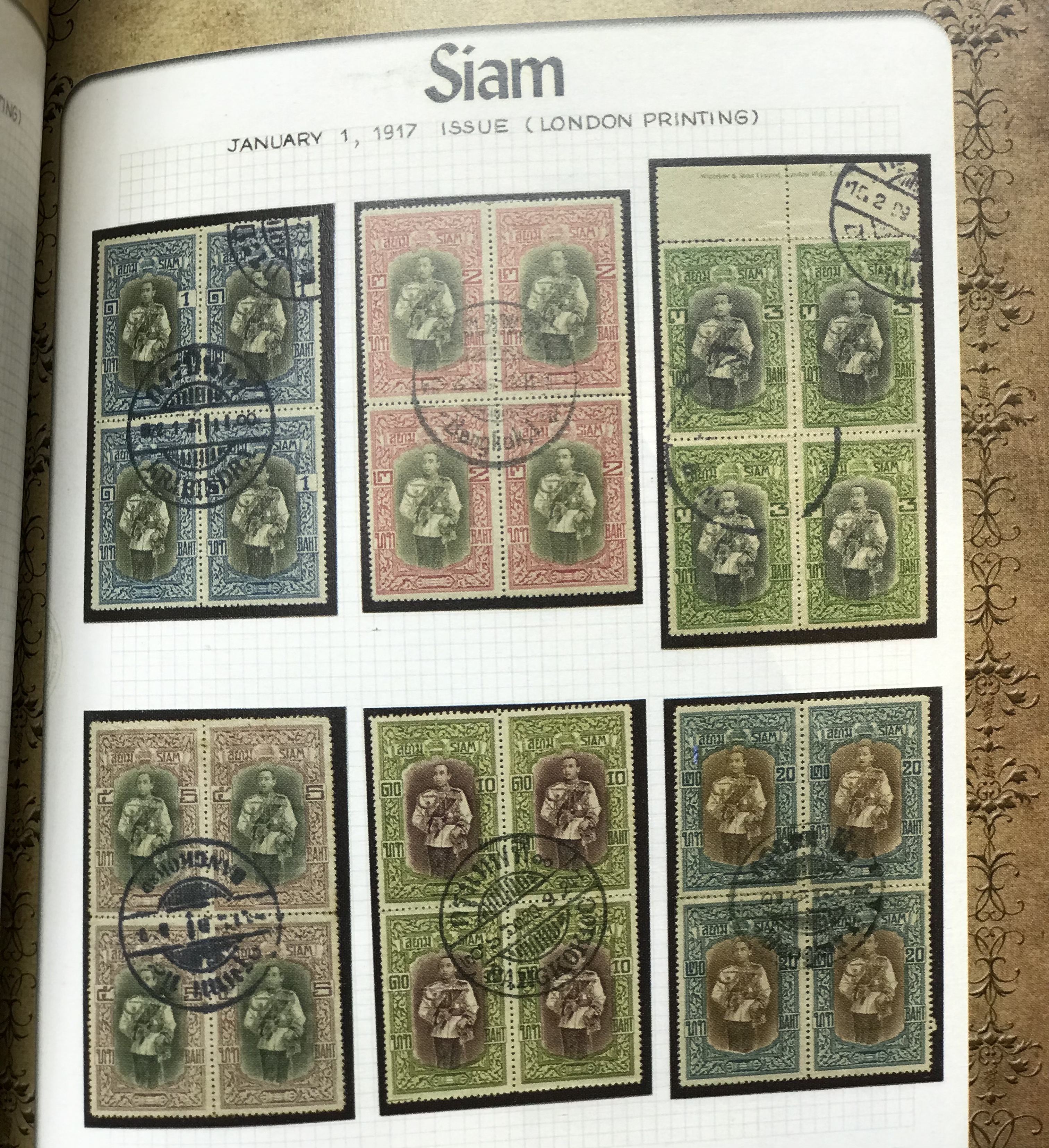 หนังสือแสตมป์ไทย สมัยรัชกาลที่.๖ Stamp Thai Samai Ratchakarn Ti 6: Thai Stamp in Rama 6 Reign