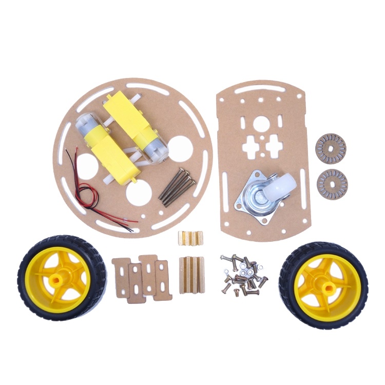 2WD Smart Robot Car Kit Mini Double Layers DIY (พร้อมกล่องใส่แข็งแรง)