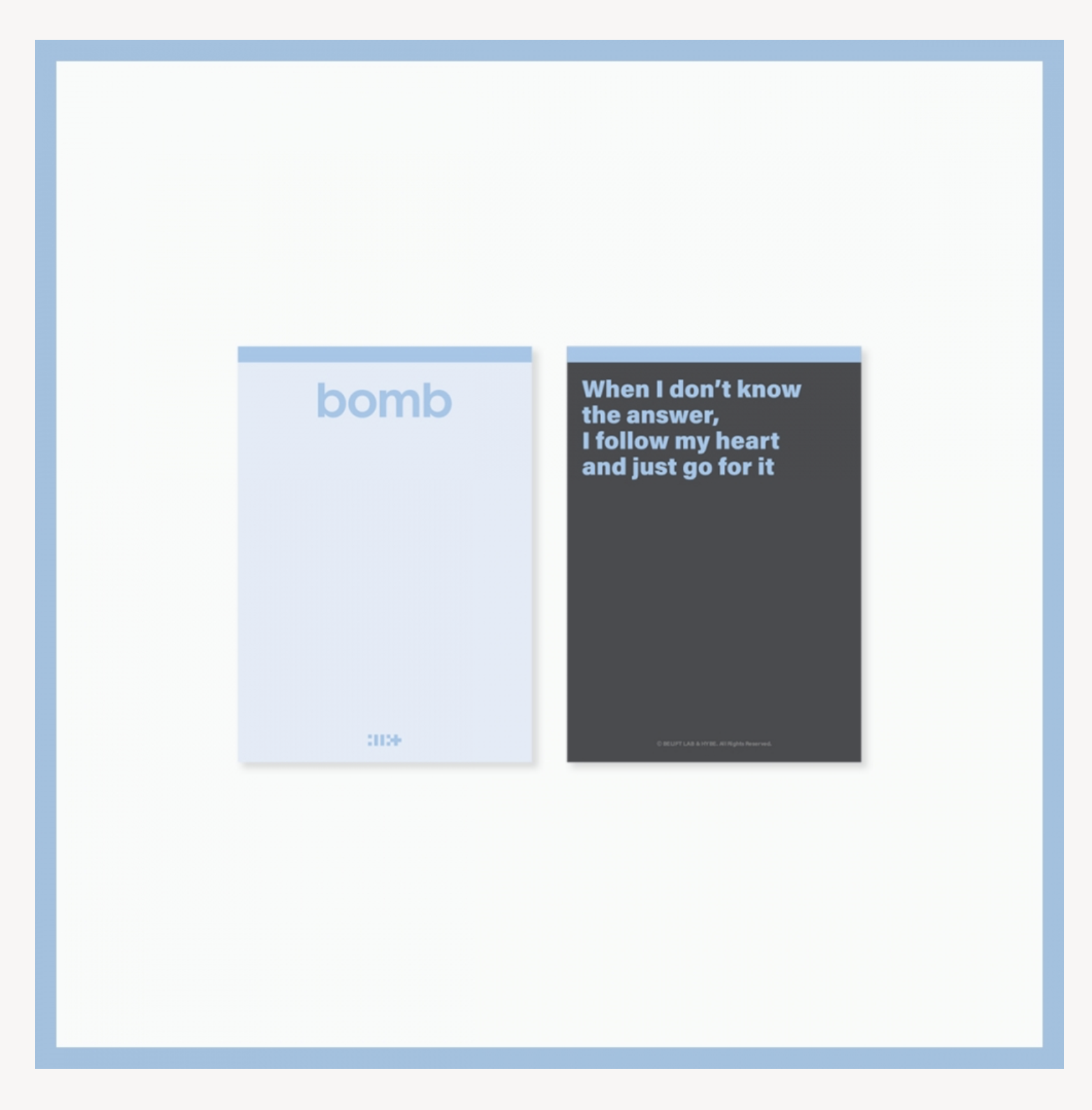 ILLIT - ILLIT 3rd Mini Album ‘bomb’ POP-UP STORE Merch. - poster book.