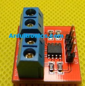 Voltage and Current Sensor โมดูลวัดโวลและวัดกระแสไฟฟ้า 3-25V 0-3A (MAX471)