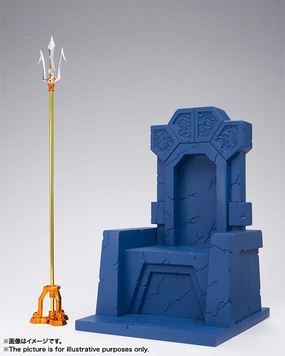 Saint Cloth Myth EX Sea Emperor Poseidon Imperial Throne Set