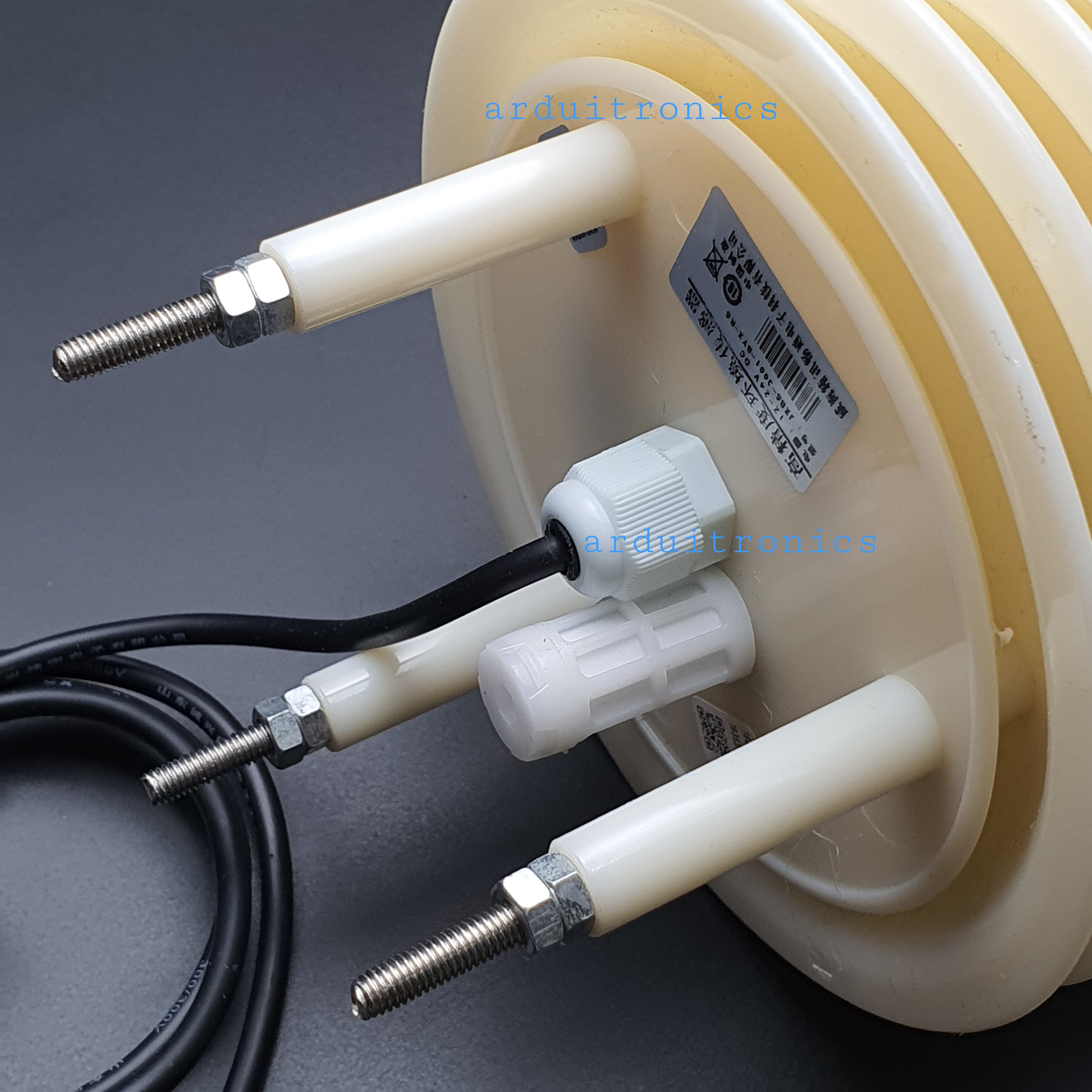 Weather Station Shutter with Temperature and Humidity Sensor (โครงแบบเกร็ดระบายลม 7 แผ่น)