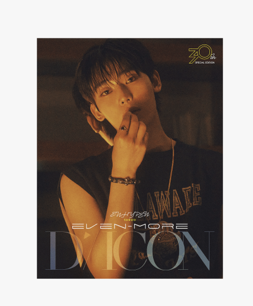 Enhypen -DICON VOLUME N°30 SPECIAL EDITION ENHYPEN EVEN-MORE B Type. -SUNOO - ส่งเรือ