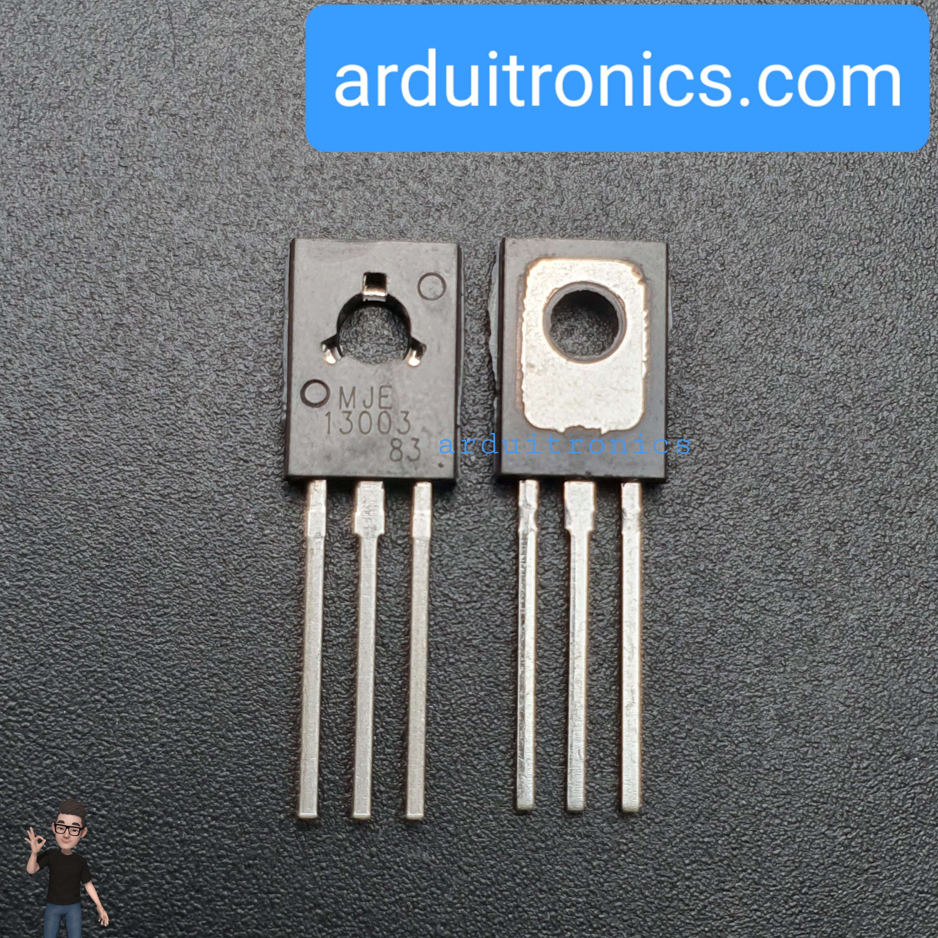 MJE13003 E13003 Transistor NPN 1.5A/400V TO-126 ทรานซิสเตอร์ (1 ชิ้น)