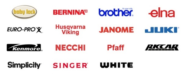 ตีนผีเย็บตรง เย็บลายปัก ซิแซก