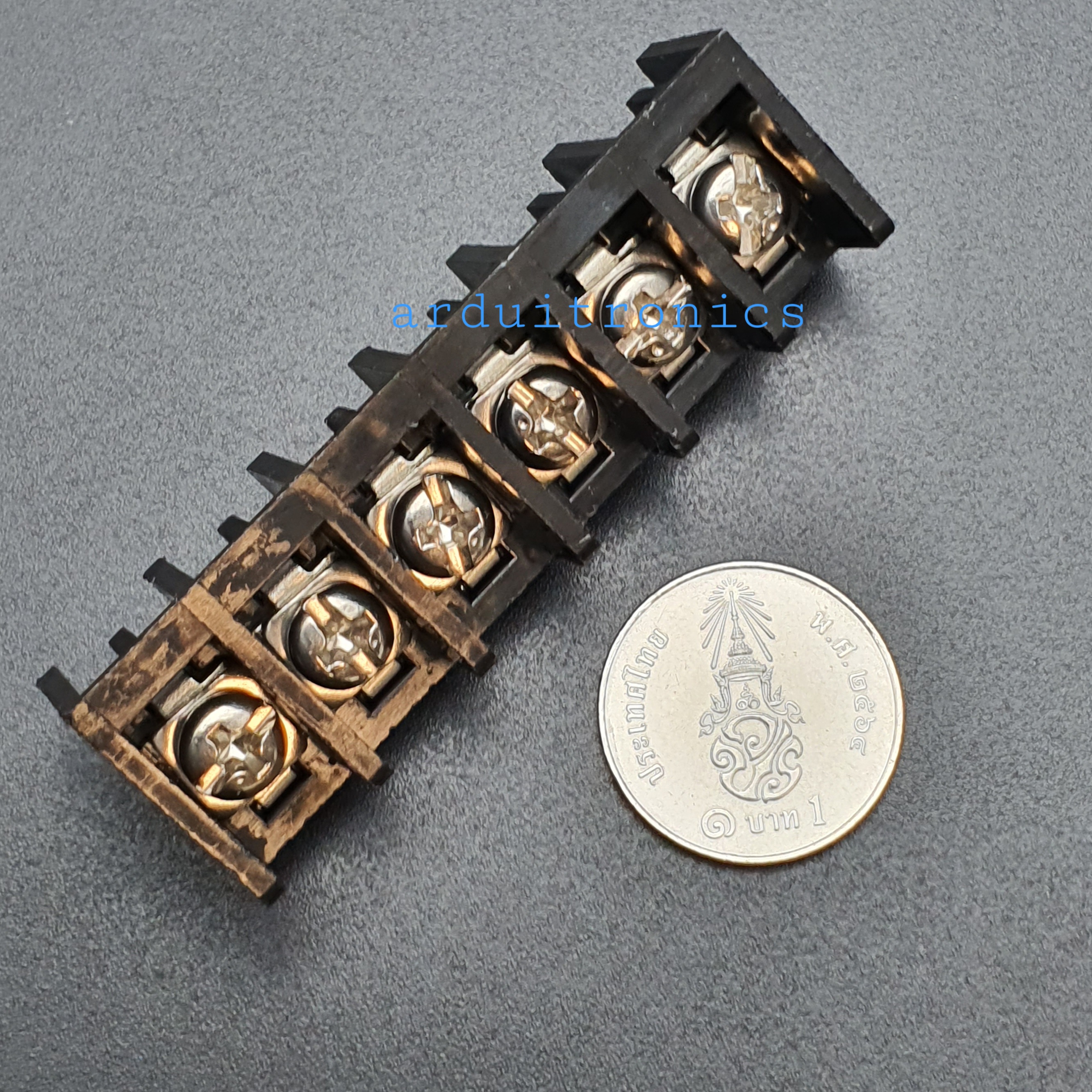 ขั้วต่อ Terminal Block HB-9500 (25A) แบบ 6 ช่อง