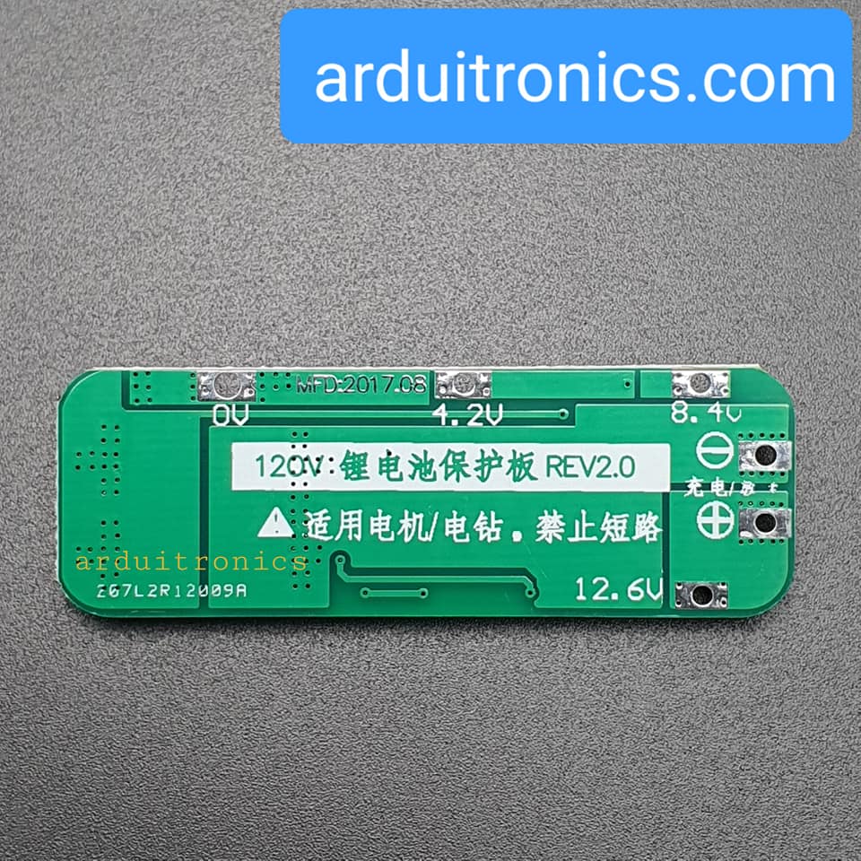 3-Series 20A 12.6V BMS PCB Protection Board with Automatic Recovery for 18650 Li-ion Lithium Battery