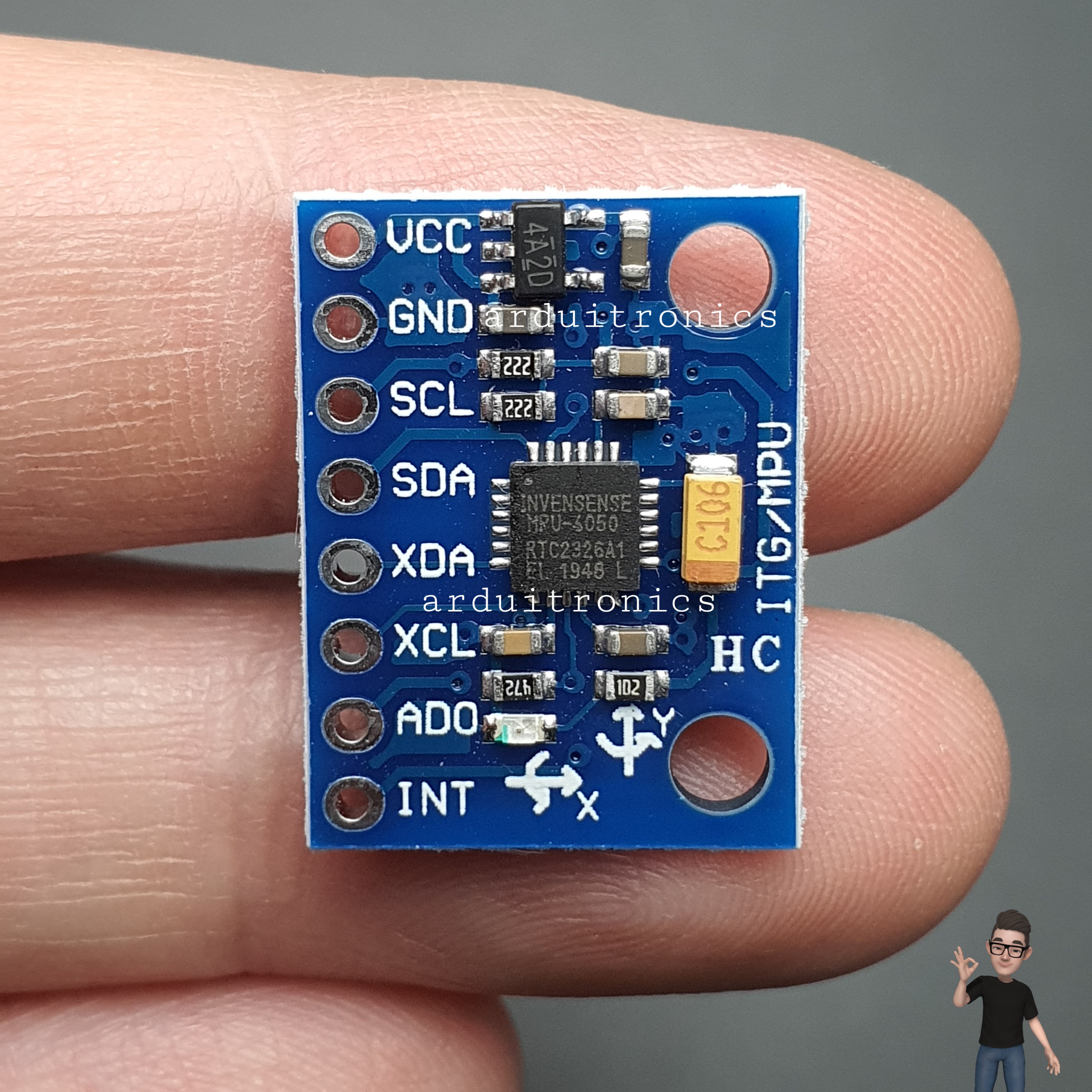 3-axis Accelerometer/Gyro Module (MPU6050 or GY-521)