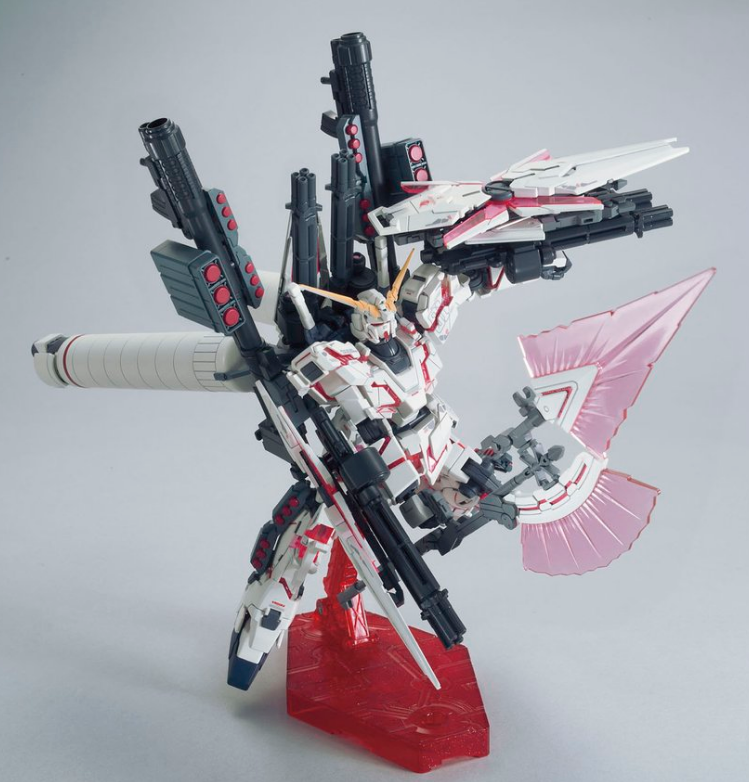 HGUC 1/144 RX-0 Full Armor Unicorn Gundam (Destroy Mode / Red Color Ver.)
