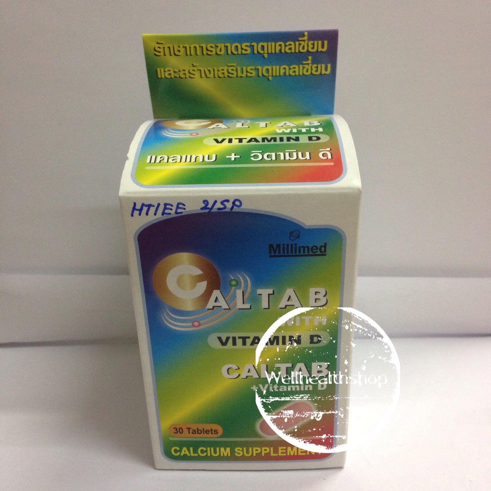 Caltab with Vitamin D 30เม็ด