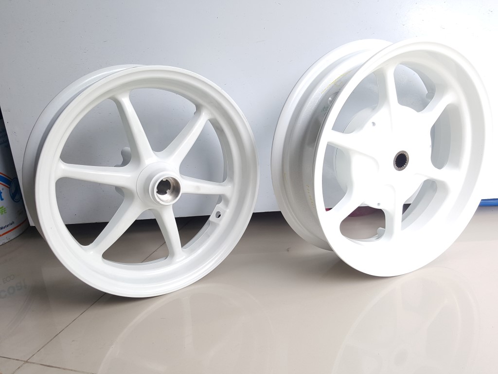 (Yamaha) ชุดล้อแม็ก Yamaha QBIX แท้