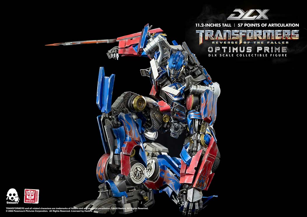 Three Zero Transformers: Revenge of the Fallen DLX Optimus Prime