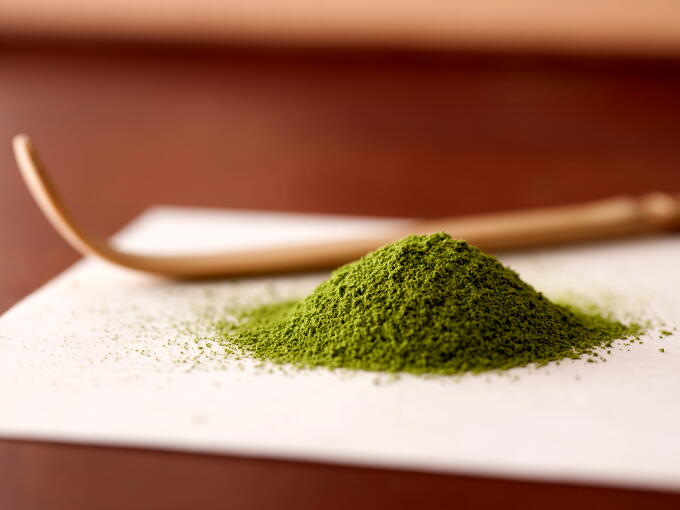 Organic Matcha Green Tea Powder (ผงชาเขียวมัชฉะ) 120 กรัม - เผาผลาญไขมัน ลดไขมันในเส้นเลือด