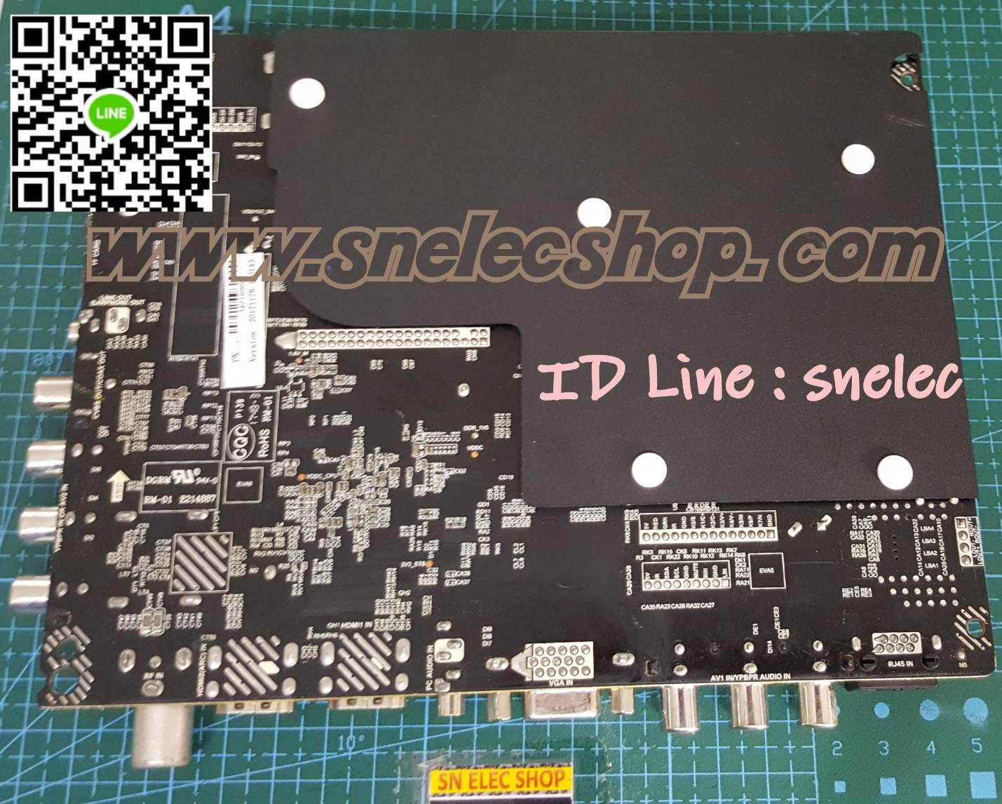 เมนบอร์ด FAMILY รุ่น LED43D-T2 พาร์ทบอร์ด TP.MS338.PB802 ระบบ สมาร์ท ดิจิตอล ซัพพลายในตัว (550mA 75W)