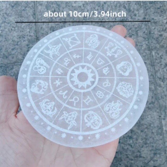 แร่หินเซเลไนต์ 12 ราศี ขนาด10cm