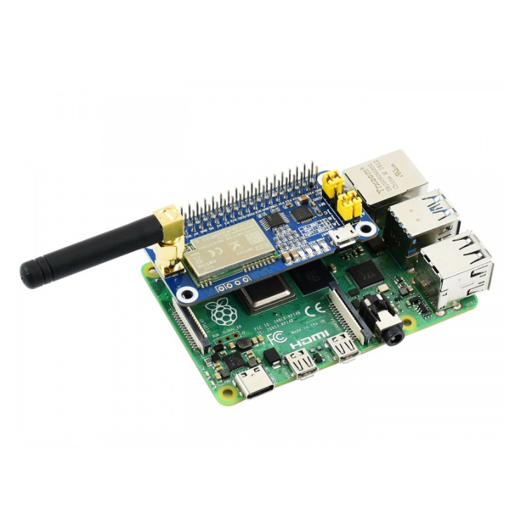 SX1262 LoRa HAT for Raspberry Pi, 915MHz Frequency Band IoT HAT (แท้จาก waveshare)