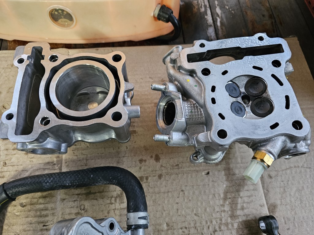 (Aerox) ชุดเครื่องยนต์แบบแยกชิ้น Yamaha Aerox 2021 แท้ (สินค้า Test Run)