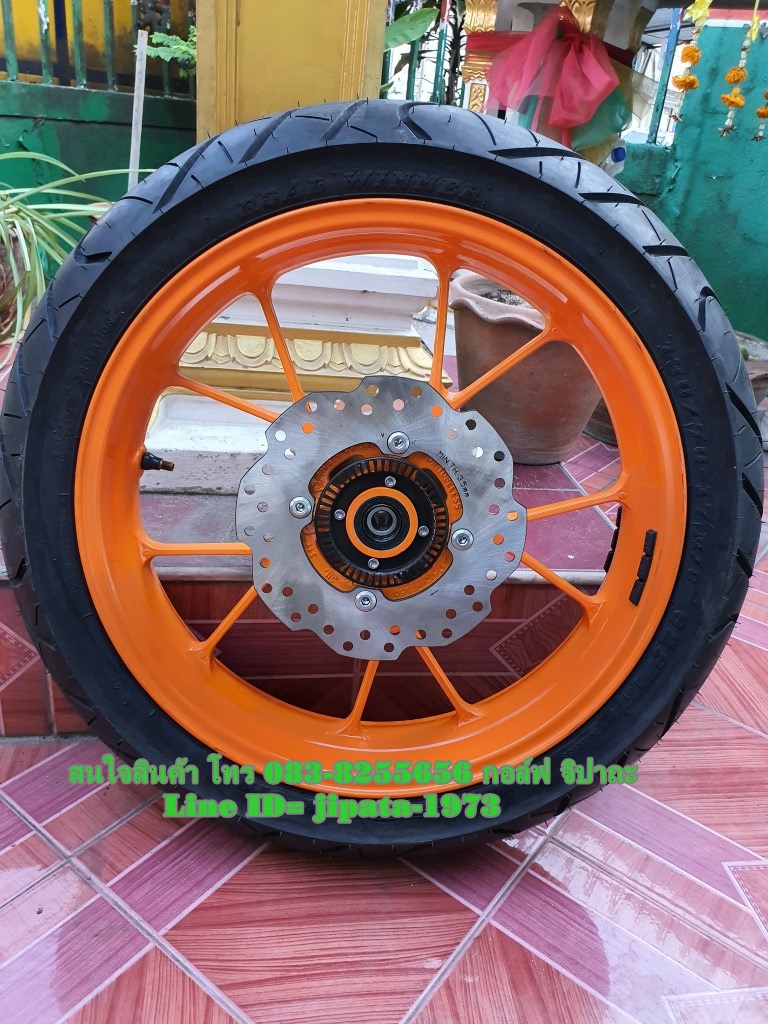 (CBR 150 i) ชุดวงล้อแม็กหลัง พร้อมยาง Hond CBR 150 i ปี 2019 แท้ (สินค้าตำหนิ)