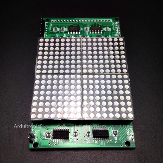 LED 16x16 Dot Matrix Module จอแสดงผลแบบ LED Dot Matrix ขนาด 16x16