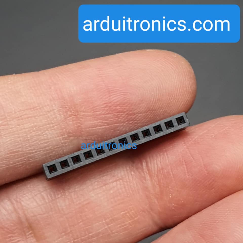 1x12P 2.0mm H4.3mm Pitch Single Row Female