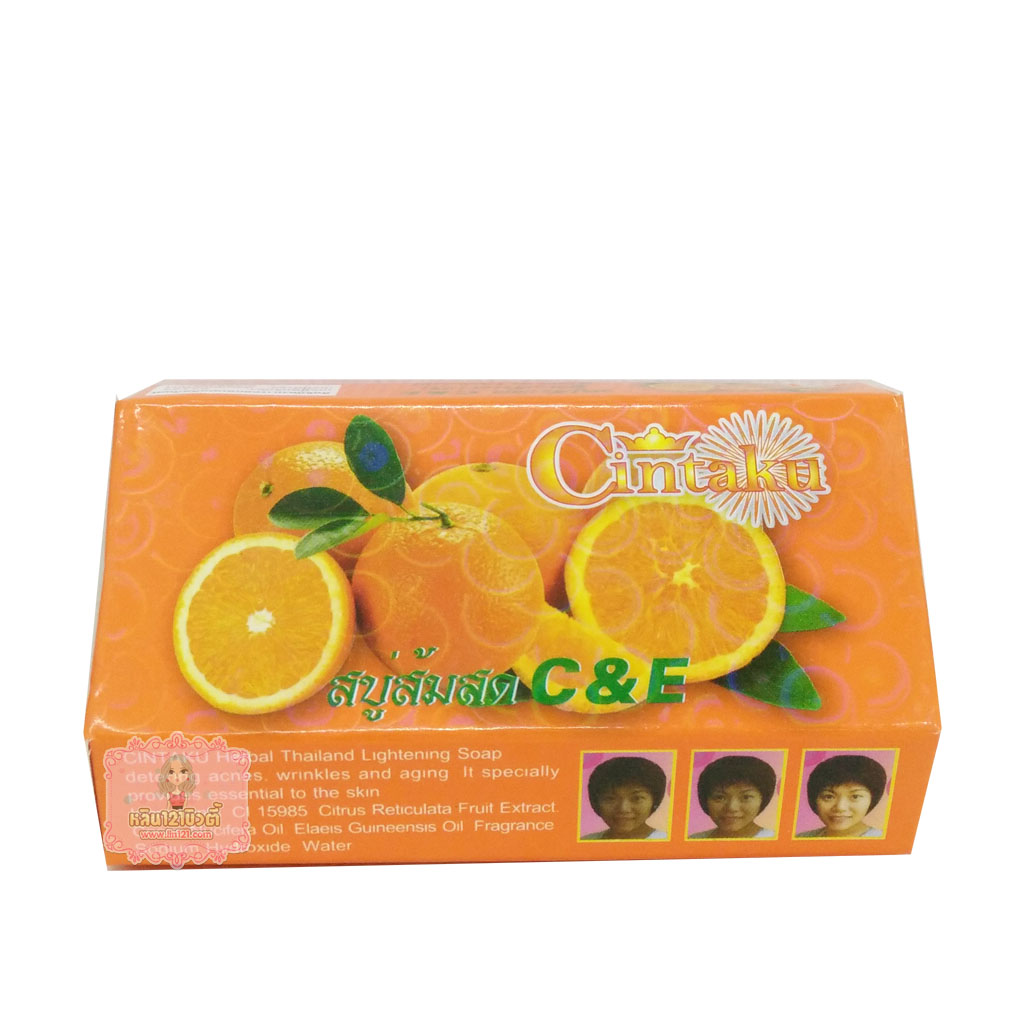 สบู่ส้มสด C&E 90 กรัม