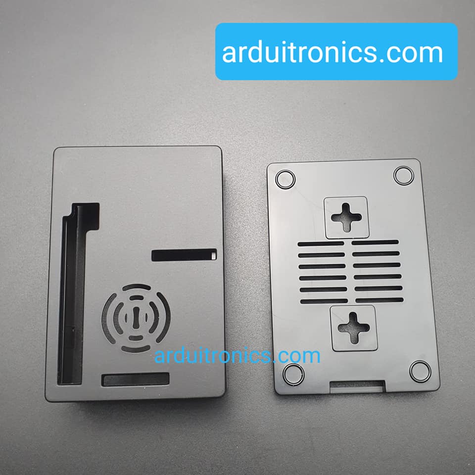 Raspberry Pi 4B 3.5-inch Touch Screen (พร้อมปากกา) + ABS Case (สีดำ) + Heat Sink