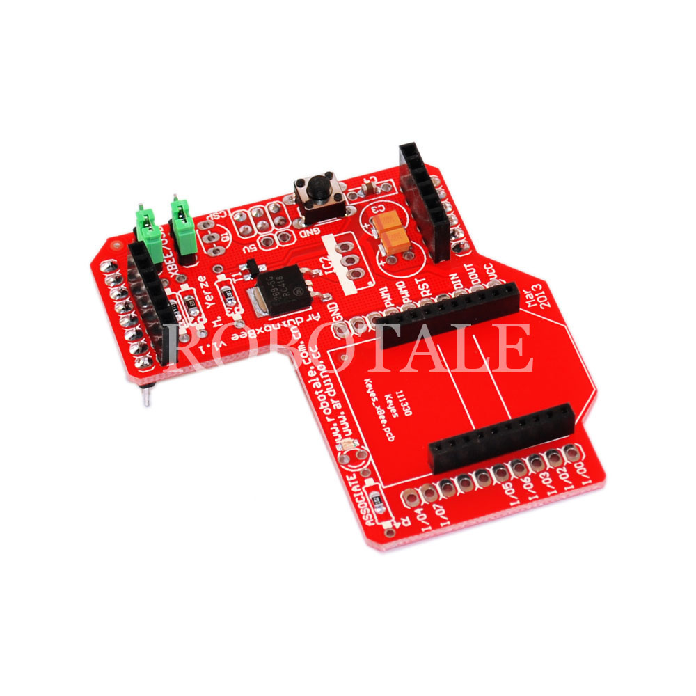 XBee Zigbee Wireless Module Expansion Board For Arduino Red PCB