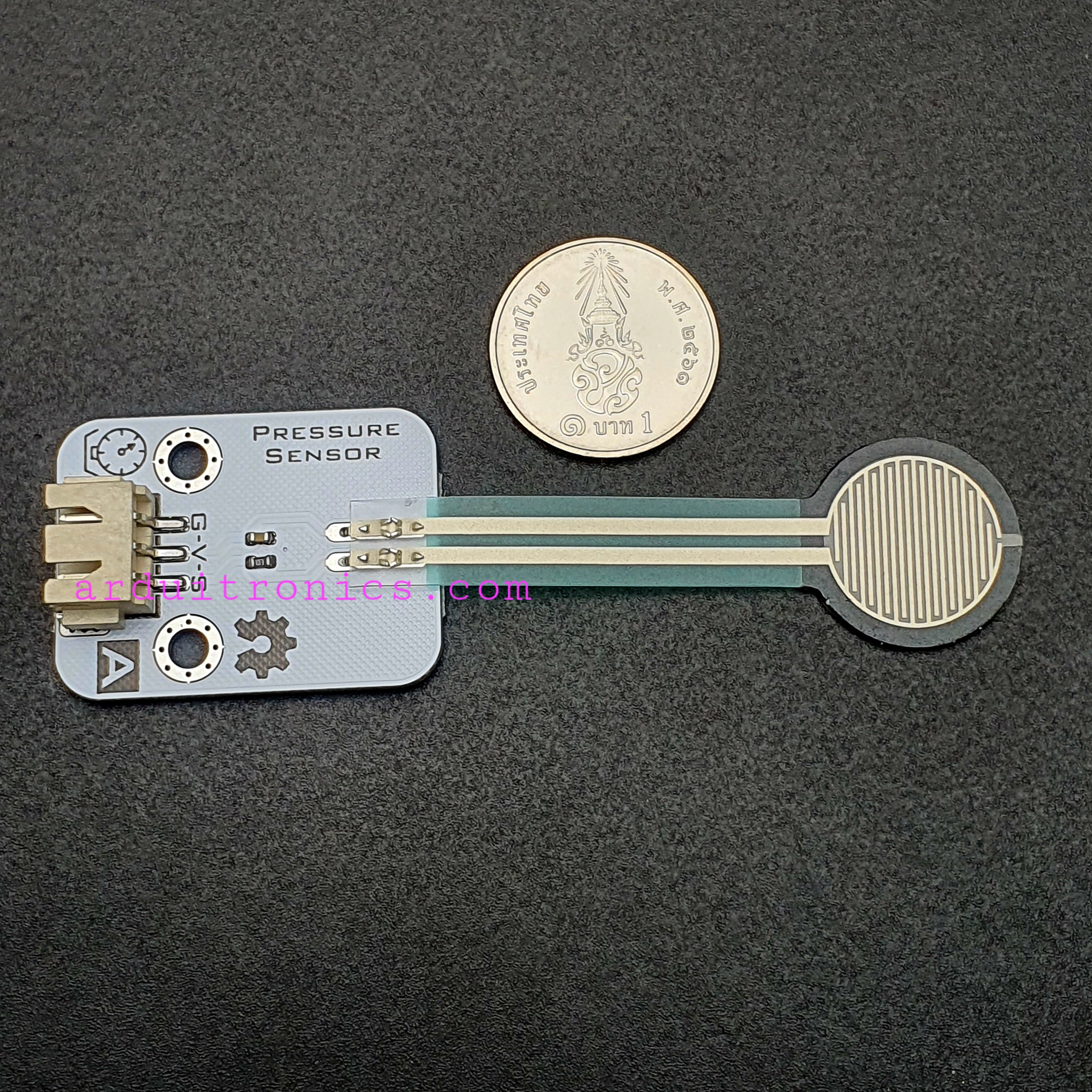 Thin Film Pressure Sensor (FSR) for Arduino/ESP32 + Free XH2.54-3P Cable PCB สีขาว