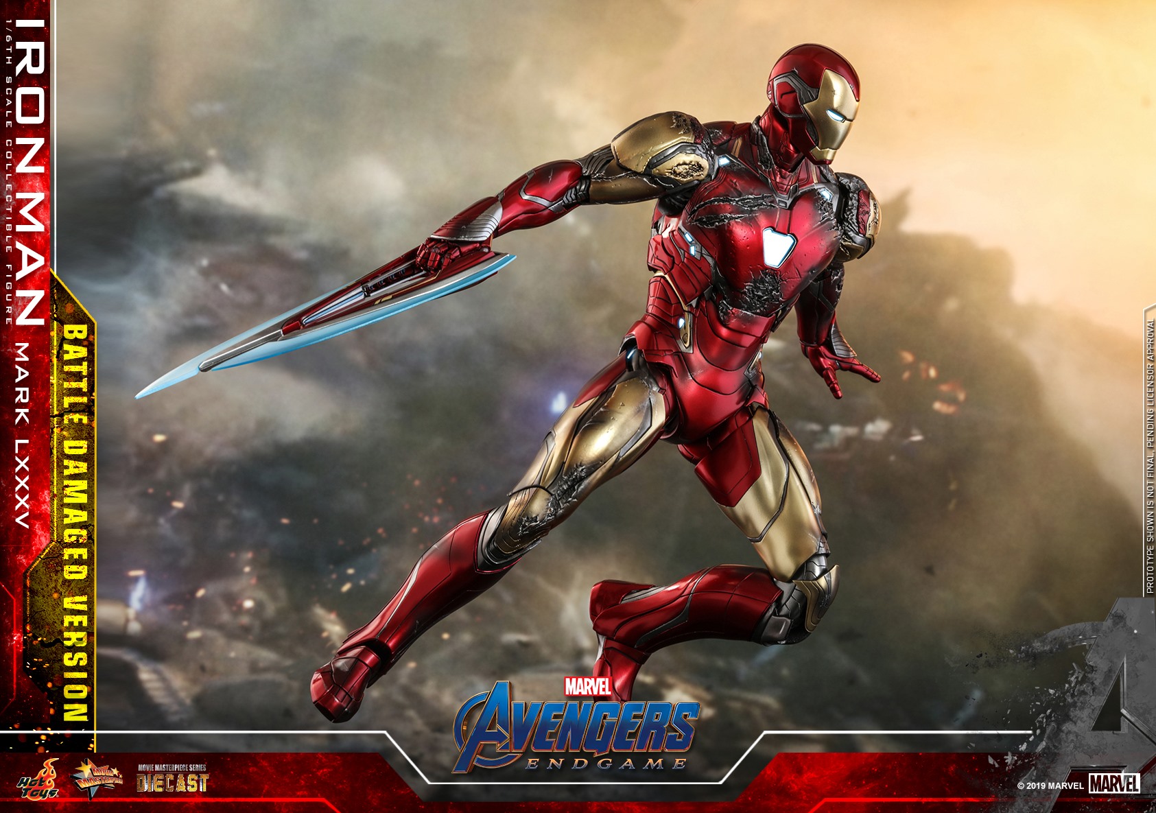 "Pre-Order" Hot Toys Avengers: Endgame - 1/6th scale Iron Man Mark LXXXV (Battle Damaged Version)
