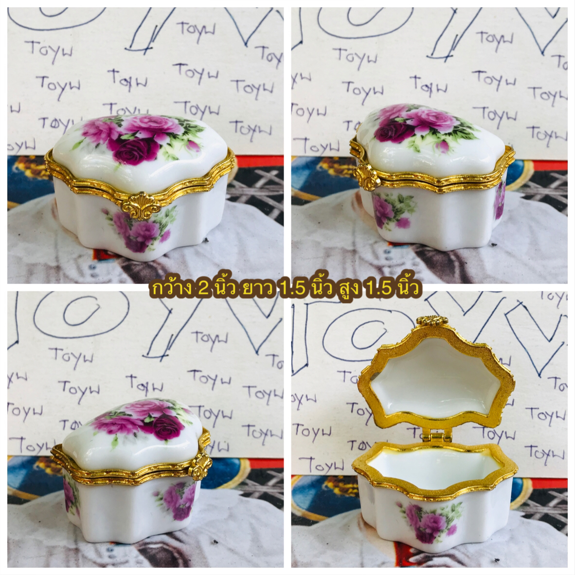 เริ่มต้น 120 บาท เก็บเก่า งานวินเทจตลับเซรามิค คละแบบคละลายคละขนาด ใส่ของใส่ยา ใ่ส่เครื่องประดับชิ้นเล็กๆ และของรักษ์อื่นๆ