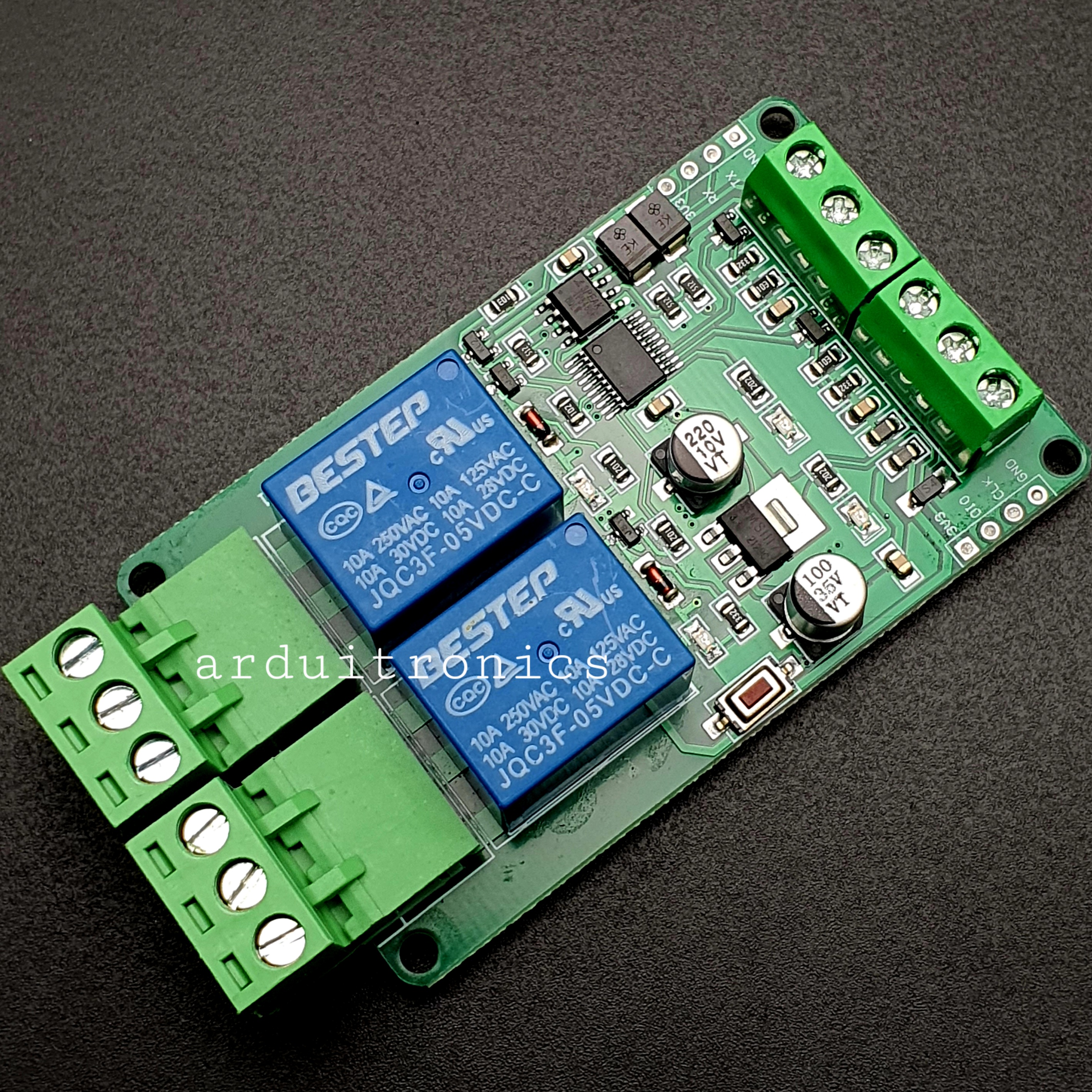 Modbus - RTU 2 Channel Relay Module RS485/TTL (5V)