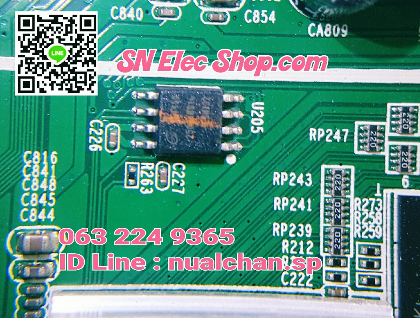 IC MEMORY SINGER : LED24DTV Digital ตำแหน่ง U205