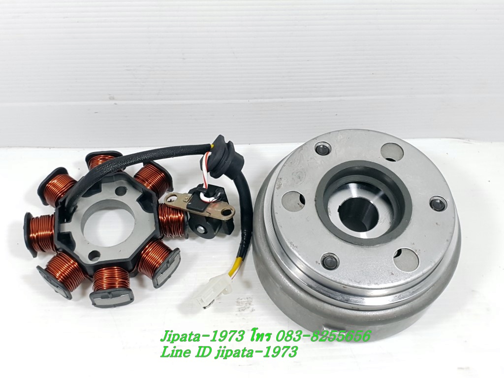 (Demon 125) ชุดล้อแม่เหล็กจานไฟชุดใหญ่ GPX Demon 125 แท้