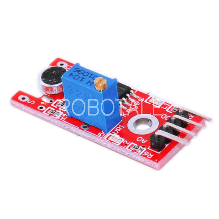Arduino KY-038 Sound Sensor Module (with Analog & Digital Outputs) - Flat Head