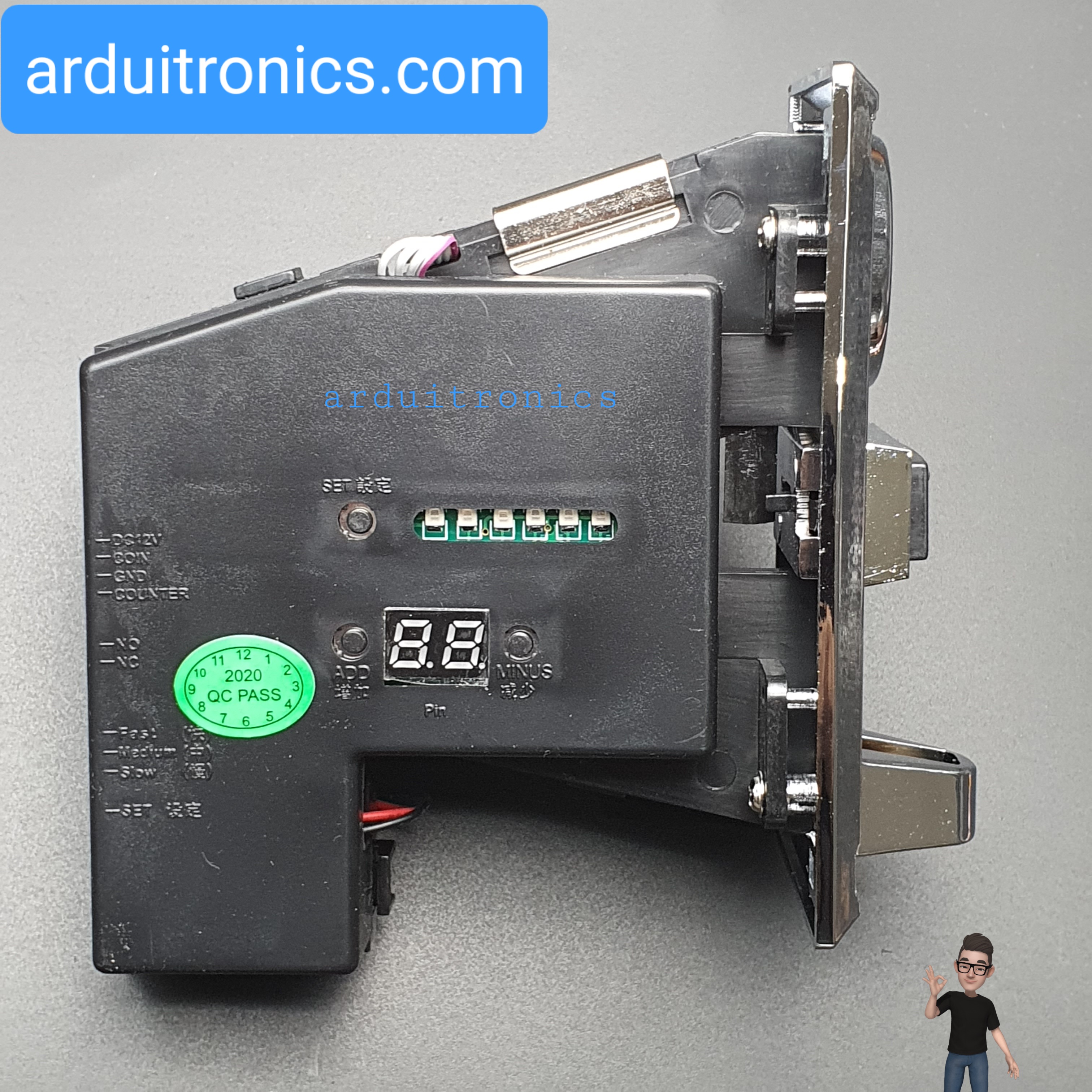 Multi Currency Coin Machine / Coin Validator เครื่องหยอดเหรียญ