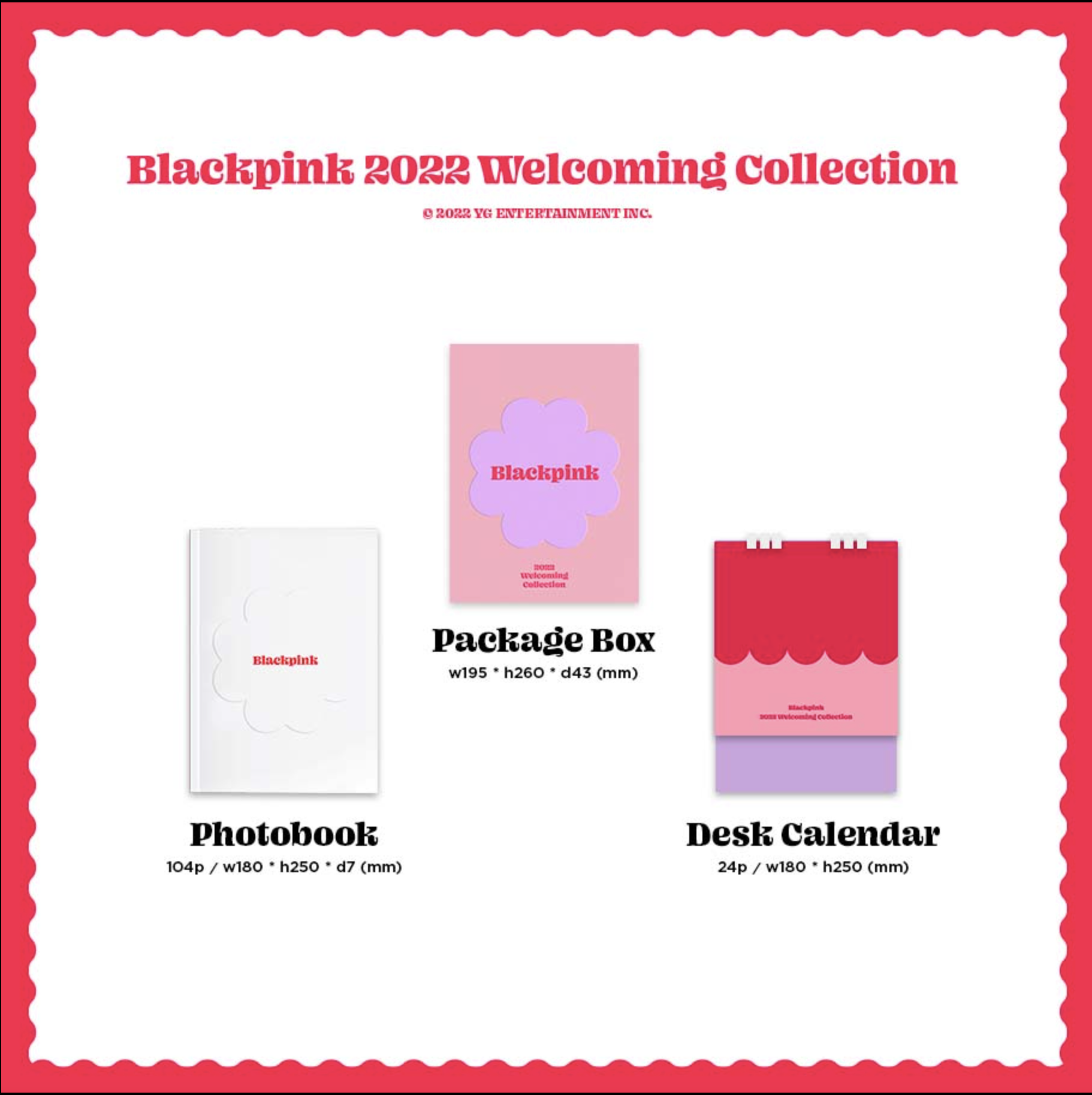 BLACKPINK - BLACKPINK 2022 WELCOMING COLLECTION - ส่ง เครืองบิน