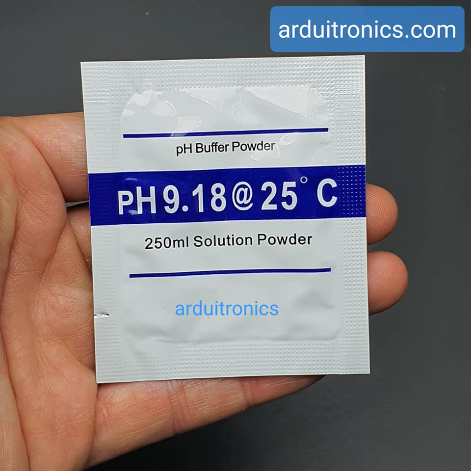 ผง PH มาตรฐาน PH 9.18 PH Meter Standard Solution Calibration Powder