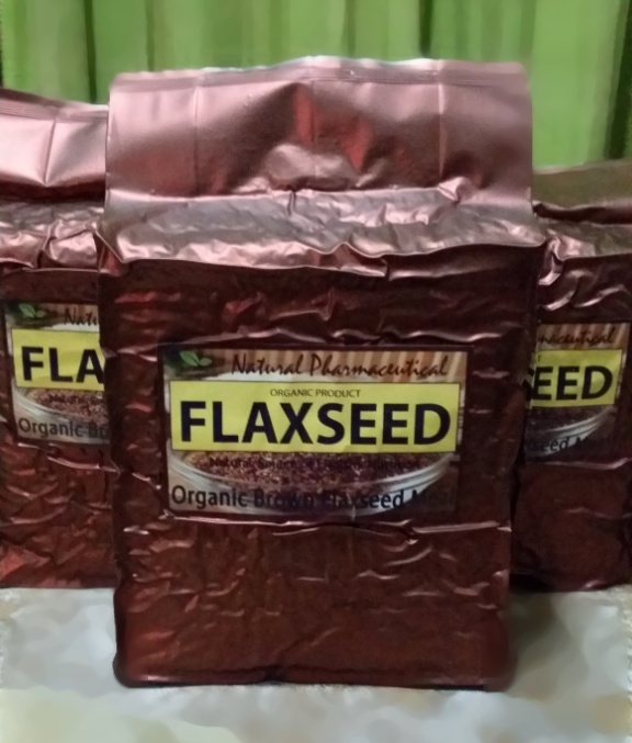 -BROWN- แฟลกซ์ซีด สีน้ำตาล ชนิด อบ บดผง 1000g. (Organic Brown Flaxseed Meal)