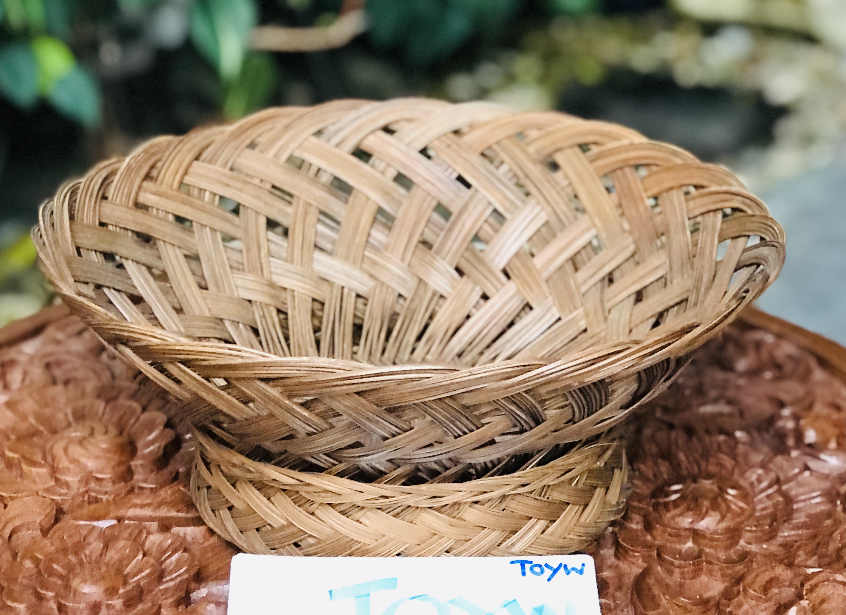 เริ่มต้น 100 บาท งานเก่าโบราณ งานไม้สานมือ ตะกร้าผลไม้ ถาดใส่อาหาร ขนม หรือของแห้งอื่นๆ