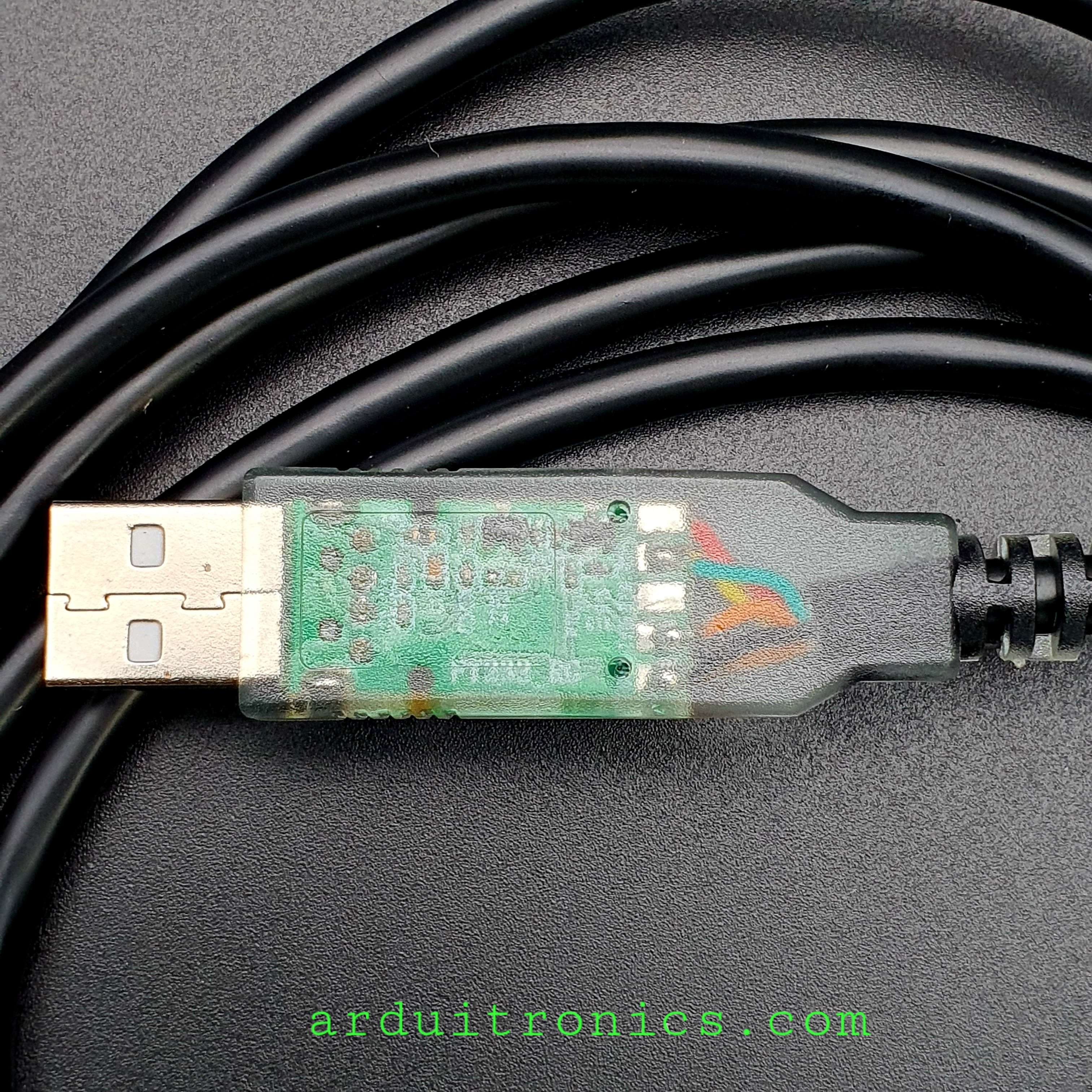 FTDI Chip, 3.3V TTL USB to UART Cable - TTL-232RG-VREG3V3-WE