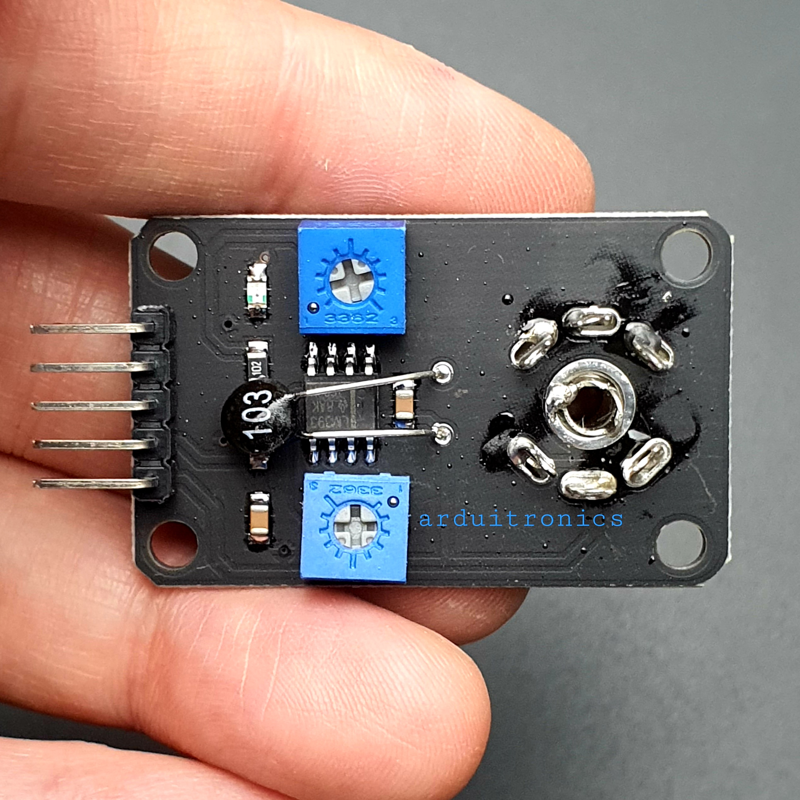 MG-811 Carbon Dioxide Co2 Sensor Module เซ็นเซอร์วัดก๊าซคาร์บอนไดออกไซด์ Co2 V2.0 PCB สีดำ