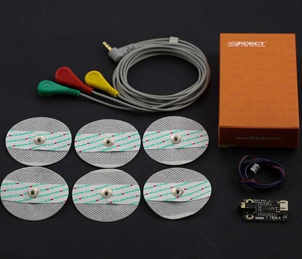 Gravity: Analog Heart Rate Monitor Sensor (ECG) for Arduino (ของแท้จาก DFRobot)