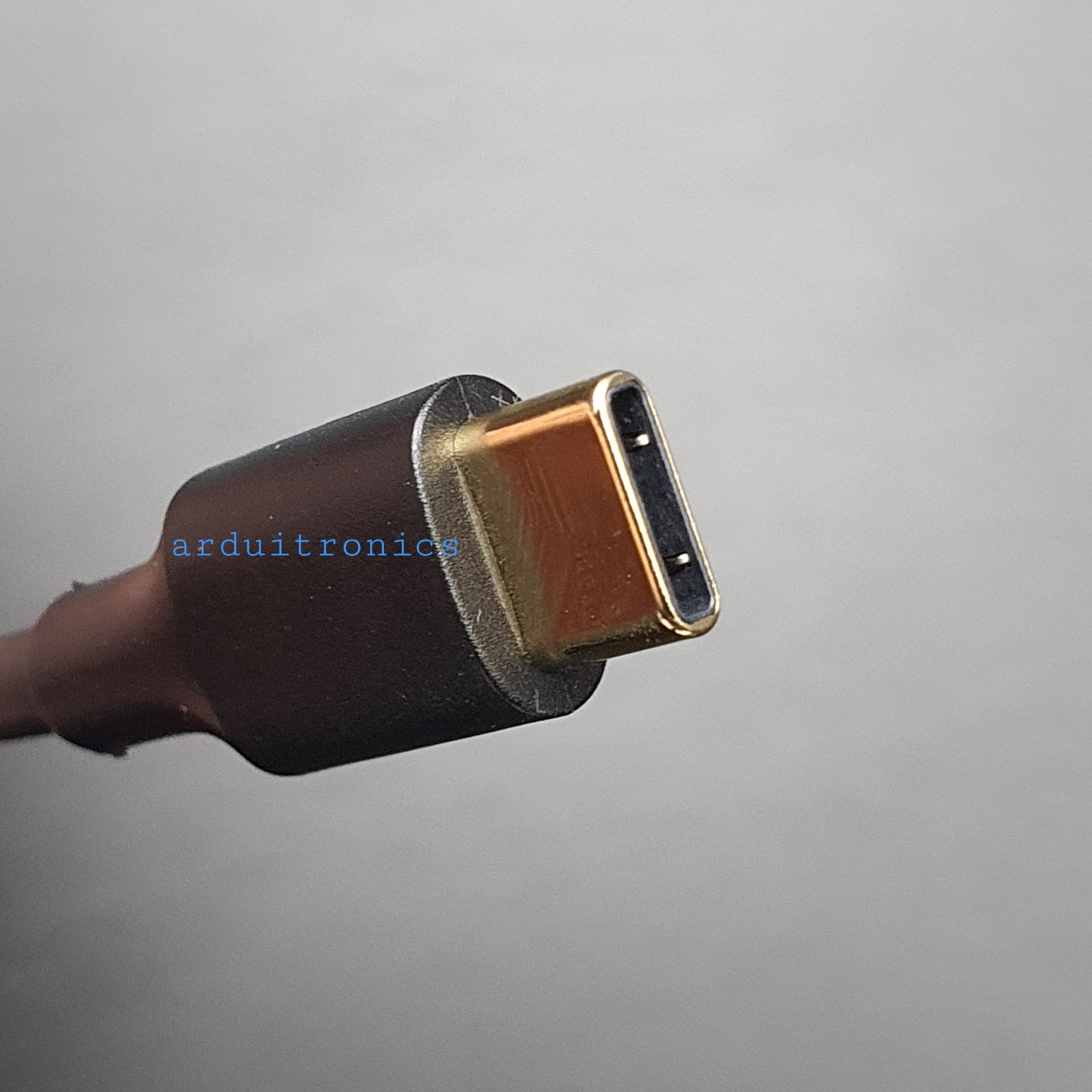 สาย OTG Type-C USB 2 คุณภาพสูง (สายกลม สีดำ ยาว 15 cm)