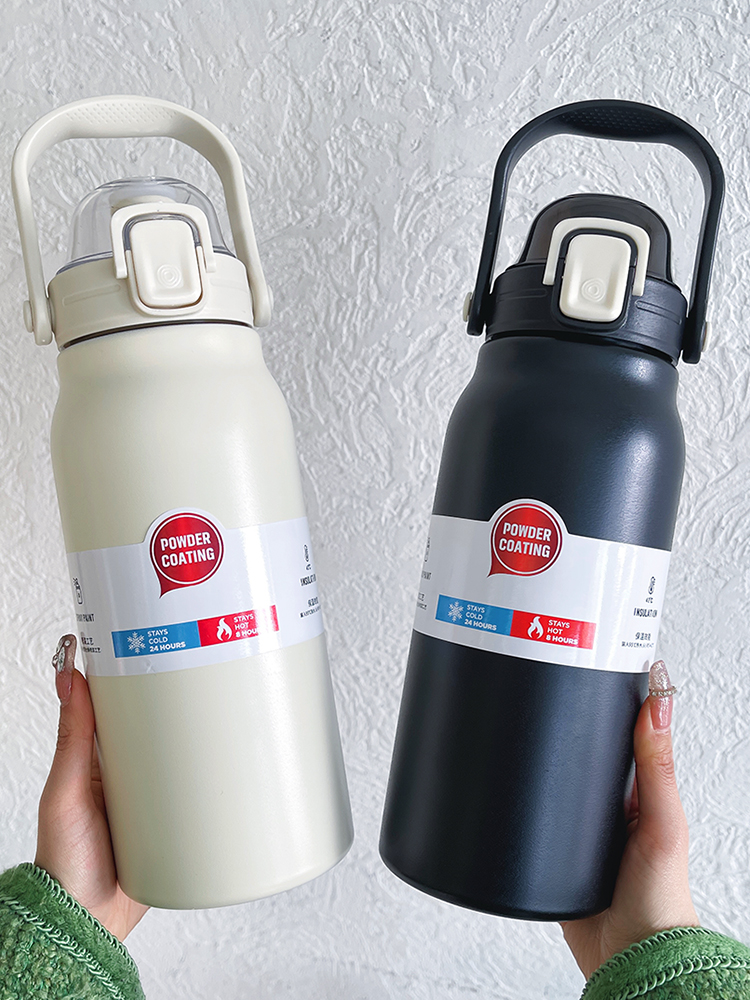 กระติกน้ำเก็บอุณหภูมิ 1.3L 1300 ml เก็บอุณหภูมิ ขนาดใหญ่ ขวดน้ำสแตนเลส แข็งแรง ทนทาน Stainless bottle