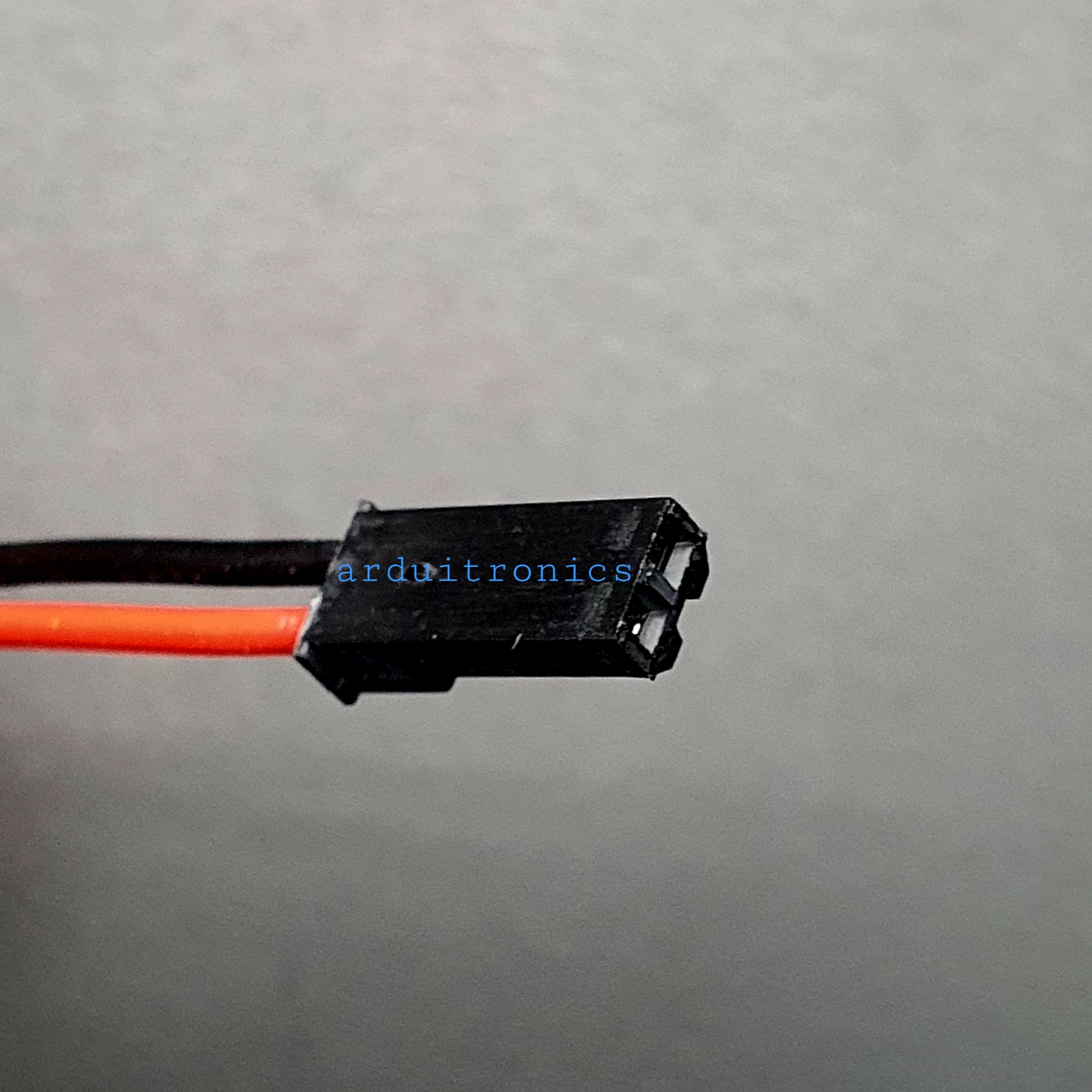 JST Connector 2Pin Plug Male สายต่อ JST ตัวผู้ พร้อมสายไฟยาว 10cm - Black