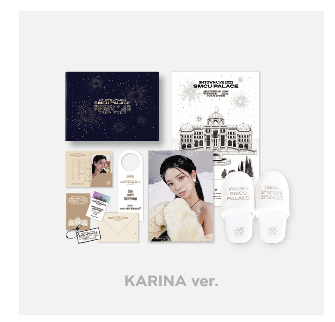 aespa - SMTOWN LIVE 2023 : SMCU PALACE @ KWANGYA OFFICIAL MD -Welcome Kit แบบ Karina