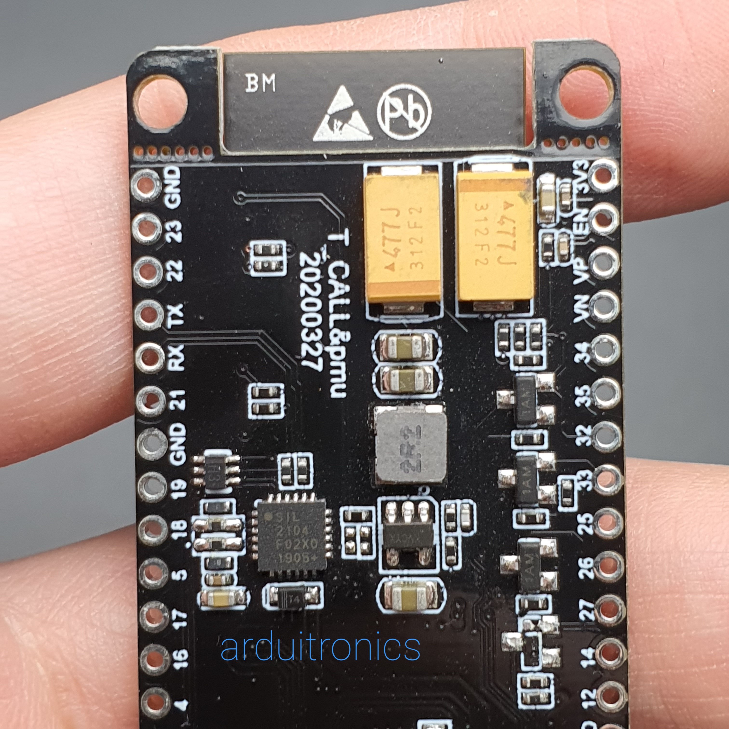 บอร์ด SIM800L พร้อม ESP32 TTGO T-call V1.3 ESP32 Wireless Module Antenna GPRS SIM Card SIM800L Module (CH9102F)